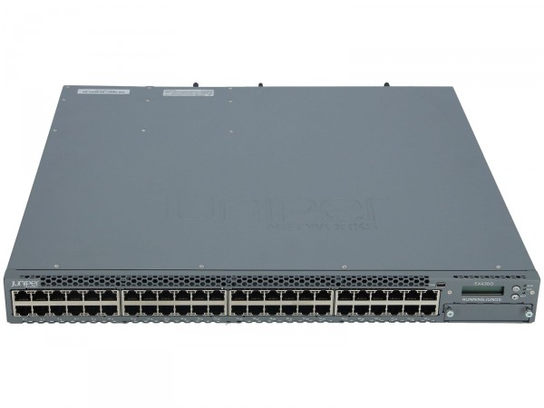 JUNIPER - EX4300-48T - Juniper EX4300,48-port 10/100/1000BaseT AC-AFO;40GE QSFP+order sep.f.V-Ch