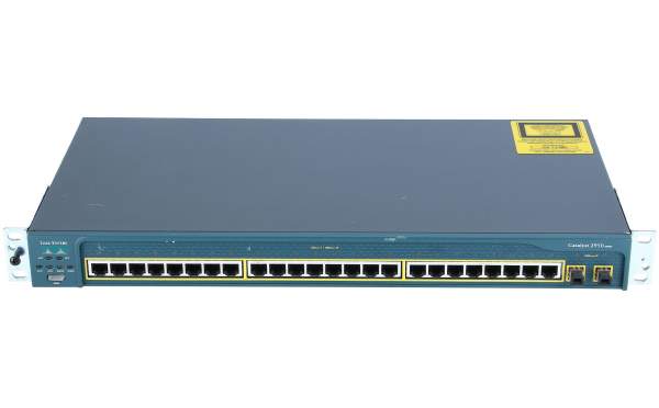 Cisco - WS-C2950C-24 - 24 10/100 ports with 2 100BASE-FX uplinks, Enhanced Image