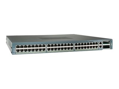 Cisco - WS-C4948-10GE-E - Catalyst 4948, ES Image, 48*10/100/1000+2*10GE(X2), 1 AC p/s