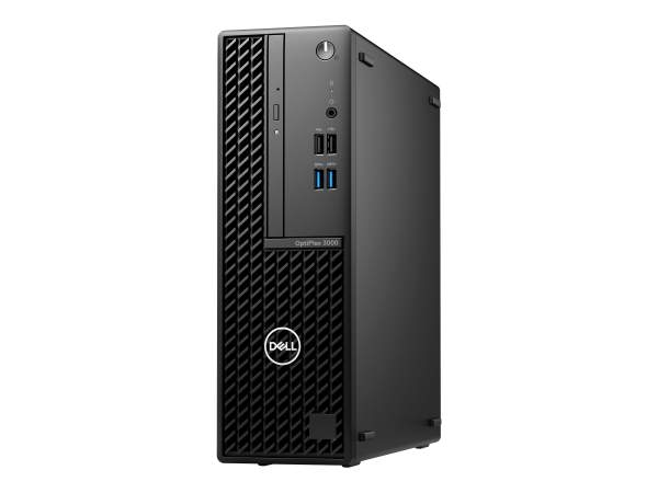 Dell - DTVCW - OptiPlex 3000 - SFF - Core i5 12500 / 3 GHz - RAM 8 GB - SSD 256 GB - NVMe - Class 35 - DVD-Writer - UHD Graphics 770 - GigE - Win 10 Pro - monitor: none - black - BTS