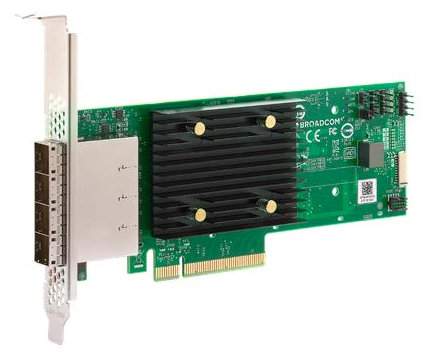 Lenovo - 4Y37A09724 - ThinkSystem 440-16e - Storage controller - 16 Channel - SATA 6Gb/s / SAS 12Gb/s - PCIe 4.0 x8