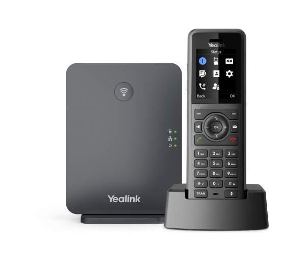 Yealink - W77P - Ruggedized IP-DECT - VoIP-phone - black