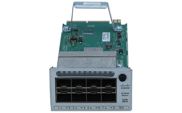 Cisco Systems - C9300-NM-8X - Expansion module - 10 Gigabit SFP+ x 8 - for Catalyst 9300