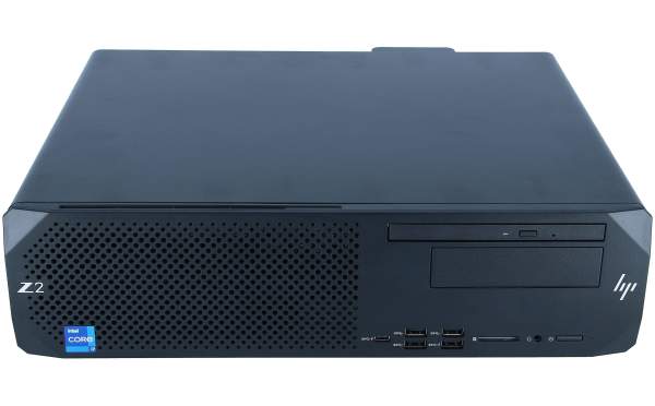 HP - 5F0D2EA#ABD - Workstation Z2 G9 - SFF - 1 x Core i9 12900 / 2.4 GHz - vPro - RAM 16 GB - SSD 512 GB - HP Z Turbo Drive - NVMe - TLC - DVD-Writer - UHD Graphics 770 - GigE - Win 11 Pro for High-End Devices - monitor: none - keyboard: German - black