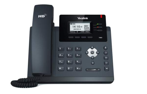 Yealink - SIP-T40G - VoIP phone - 3-way call capability - SIP - SIP v2 - SRTP - 3 lines