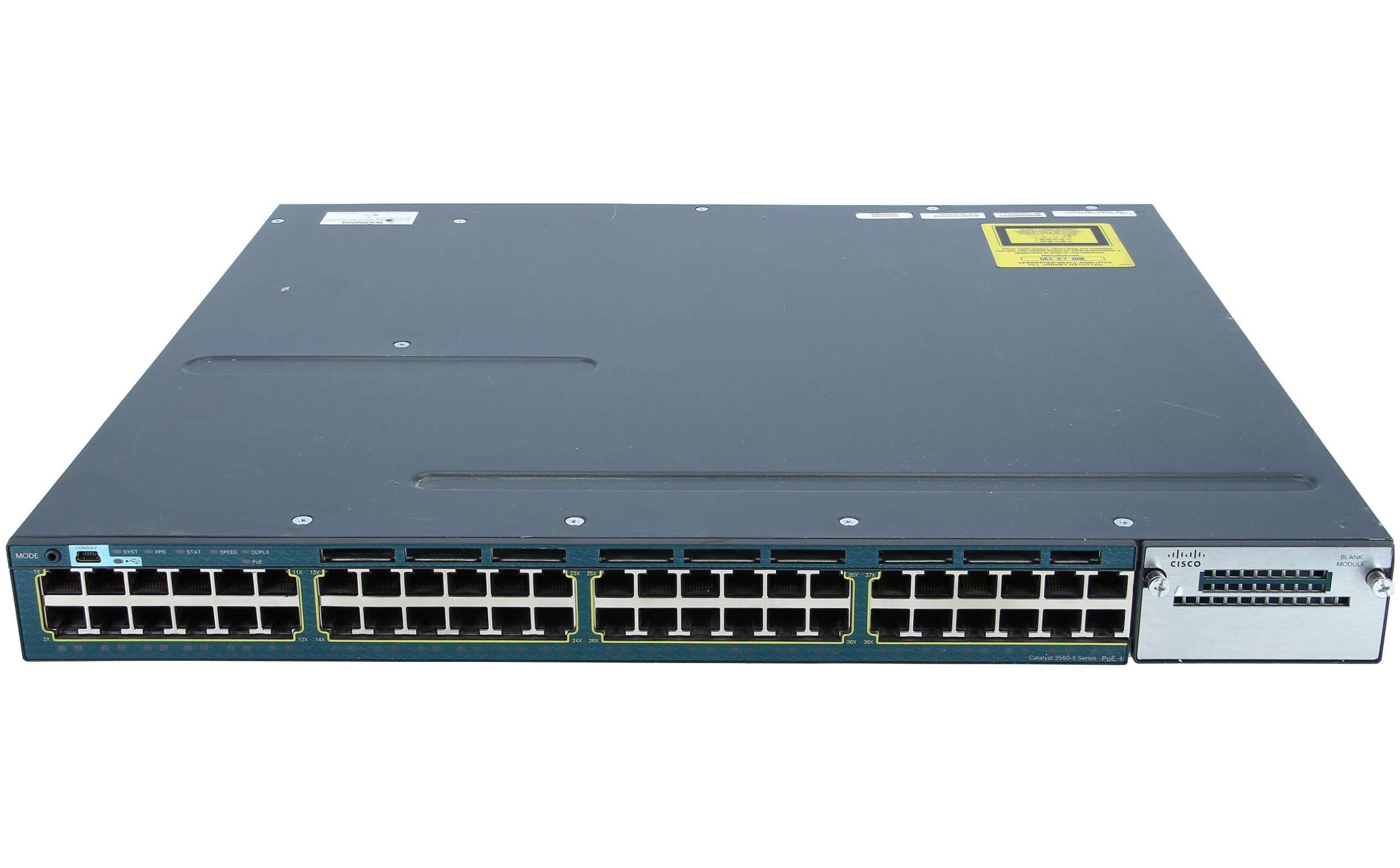 WS-C3560X-48PF-S Cisco  Catalyst 48-Ports Rack-Mountable Switch Managed for sale online 