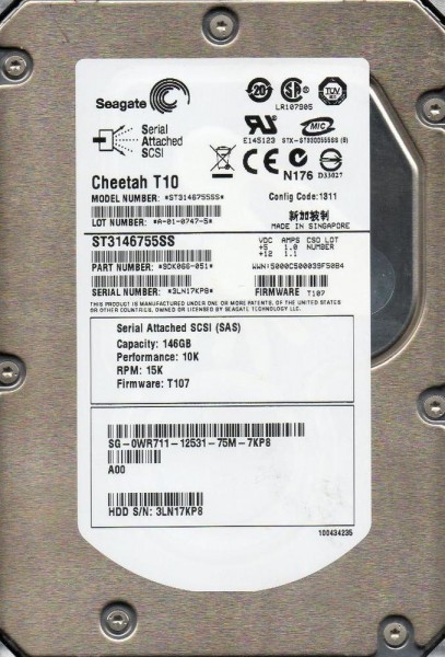 SEAGATE - ST3146755SS - ST3146755SS
