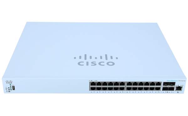 Cisco - CBS350-24XT-EU - Business 350 Series CBS350-24XT - Switch - L3 - Managed - 24 x 10GBase-T + 4 x combo 10 Gigabit SFP+ rack-mountable