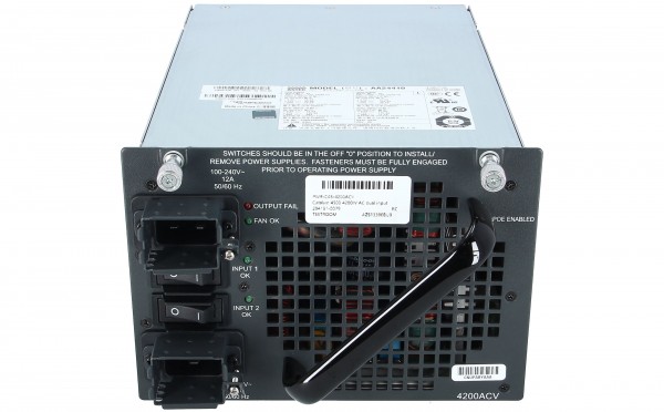 Cisco - PWR-C45-4200ACV/2 - Catalyst 4500 4200W AC dual input