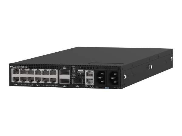 Dell - 210-AOYW - EMC Networking S4112T - Switch - L3 Managed - 12 x 10GBase-T + 3 x 100 Gigabit QSF