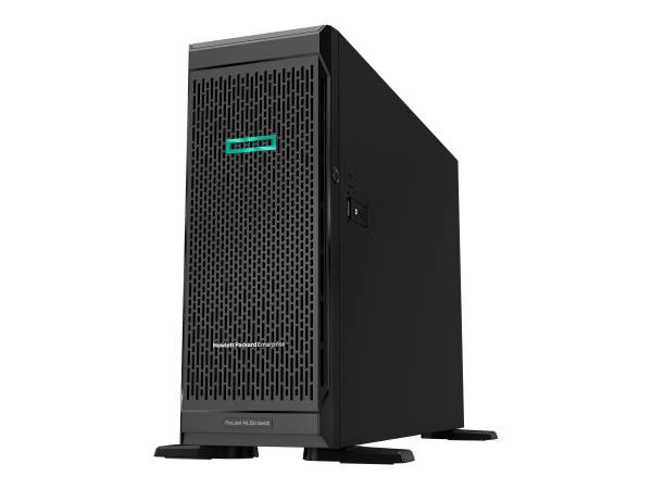 HPE - P59547-421 - ProLiant ML350 Gen10 Base - Server tower - 4U - 2-way - 1 x Xeon Silver 4208 / 2.1 GHz - RAM 16 GB - SATA/SAS - hot-swap 2.5" bay(s) - no HDD - Gigabit Ethernet - no OS - monitor: none - BTO