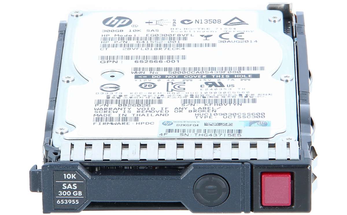 300 GB SAS 10K SFF SC DS HDD reacondicionado certificado 