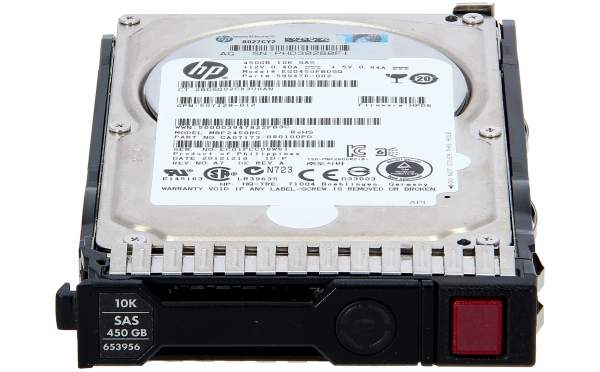 HP - 652572-B21 - HP 450GB 6G SAS 10K 2.5in SC ENT HDD