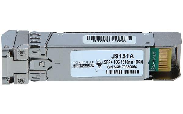 HPE - J9151A - SFP+ transceiver module - 10 GigE - 10GBase-LR - LC/UPC single-mode - up to 10 km - 1310 nm