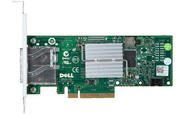 DELL - 12DNW - DELL PERC H200E PCIE 6GBS DUAL SAS PORT HBA