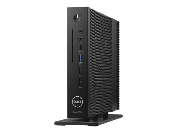 Dell - 024KY - 5070 - Thin client - DTS - 1 x Pentium Silver J5005 / 1.5 GHz - RAM 4 GB - flash - eMMC 32 GB - UHD Graphics 605 - GigE - 802.11ac Wave 2 - WLAN: 802.11a/b/g/n/ac Wave 2 - Bluetooth 5.0 - Wyse Thin OS