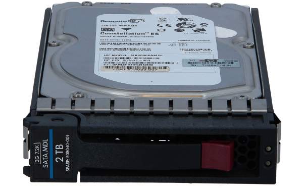 HPE - 507631-003 - HP 2TB 7.2K 3.5'' SATA - Festplatte - Serial ATA