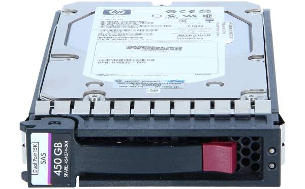 HPE - 454232-B21 - 450GB - 3G - SAS - 15K - LFF (3.5-inch) - Dual Port - Enterprise - 3.5" - 450 GB - 15000 Giri/min