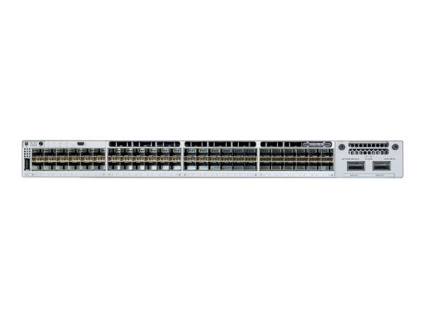 Cisco - C9300L-48UXG-2Q-A - Catalyst 9300L - Network Essentials - switch - L3 - Managed - 48 x 10/100/1000 (UPOE) + 4 x 10 Gigabit SFP+ (uplink) - rack-mountable - UPOE (675 W)