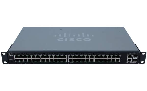 Cisco - SG200-50 - SG200-50 Switch 48 10/100/1000 Ports Gigabit Ethernet Smart Switch 2 Combo - Interruttore - 1 Gbps