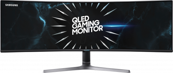 Samsung - LC49RG94SSRXZG - Odyssey G9 C49RG94SSR - CRG9 Series - QLED monitor curved - 49" (48.8" viewable) - 5120 x 1440 UltraWide Dual QHD 120 Hz - VA