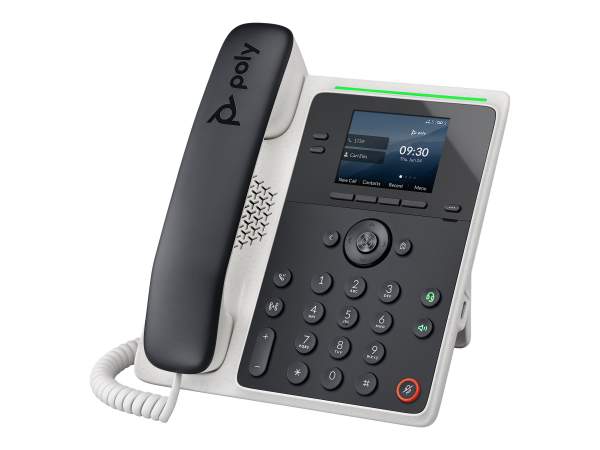 Poly - 2200-86980-025 - Edge E100 - VoIP-Telefon mit Rufnummernanzeige/Anklopffunktion - dreiweg Anr