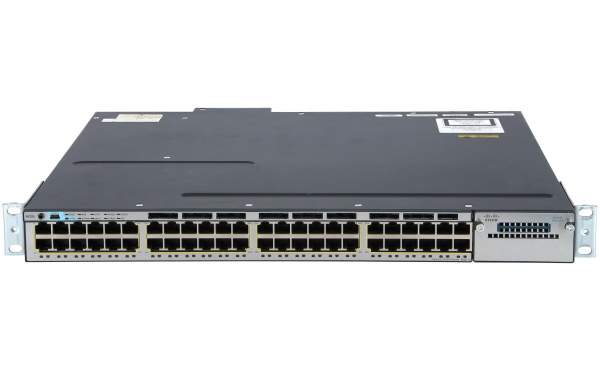 Cisco - WS-C3750X-48PF-S - Catalyst 3750X 48 Port Full PoE IP Base