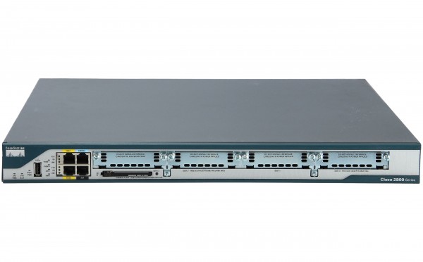 Cisco - C2801-VSEC/K9 - 2801 Eingebauter Ethernet-Anschluss ADSL Grau Kabelrouter