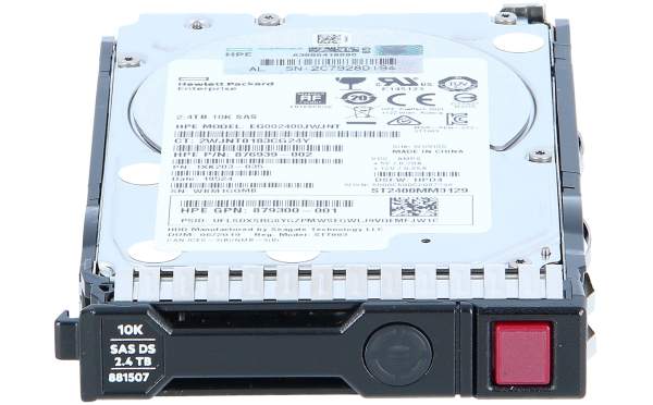 HPE - 881457-B21 - Hard drive - 2.4 TB - hot-swap - 2.5" SFF - SAS 12Gb/s - 10000 rpm