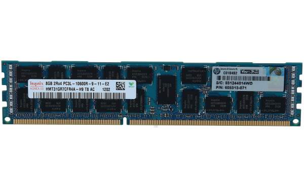 HPE - A0R58A - 8GB DDR3-1333 - 8 GB - 1 x 8 GB - DDR3 - 1333 MHz - 240-pin DIMM