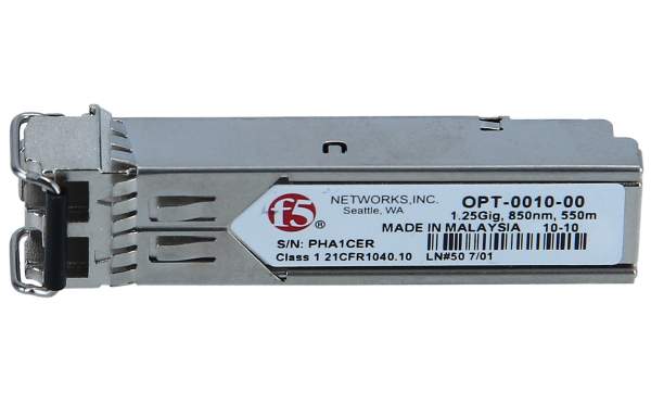 F5 NETWORKS - OPT-0010-00 - F5 NETWORKS 1000BASE-SX 850NM SFP