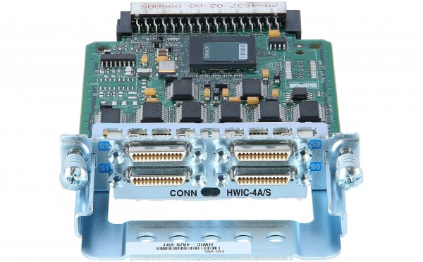 Cisco - HWIC-4A/S - HWIC-4A/S - CardBus - Seriale - 0,0256 Gbit/s - 0 - 40 °C - 10 - 90% - 79 mm