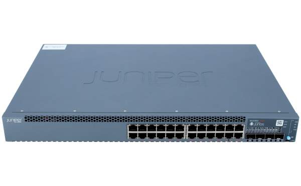 Juniper - EX2300-24P - EX2300 - Gestito - L2/L3 - Gigabit Ethernet (10/100/1000) - Supporto Power over Ethernet (PoE) - Montaggio rack - 1U