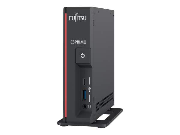 Fujitsu - VFY:G5010P15CMIN - ESPRIMO G5010 - Mini-PC - Core i5 10400T / 2 GHz - RAM 16 GB - SSD 512 GB - NVMe - UHD Graphics 630 - GigE - WLAN: 802.11a/b/g/n/ac/ax - Bluetooth 5.1 - Win 10 Pro 64-Bit