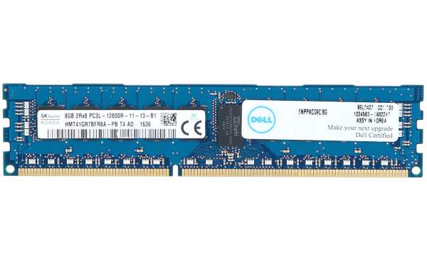 DELL - SNPPKCG9C/8G - Dell 8GB 1*8GB 2Rx8 PC3L-12800R DDR3-1600MHz MEMORY KIT - 8 GB - DDR3