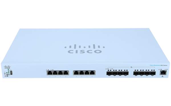 Cisco - CBS350-16XTS-EU - Business 350 Series CBS350-16XTS - Switch - L3 - Managed - 8 x 10GBase-T + 8 x 10 Gigabit SFP+ - rack-mountable