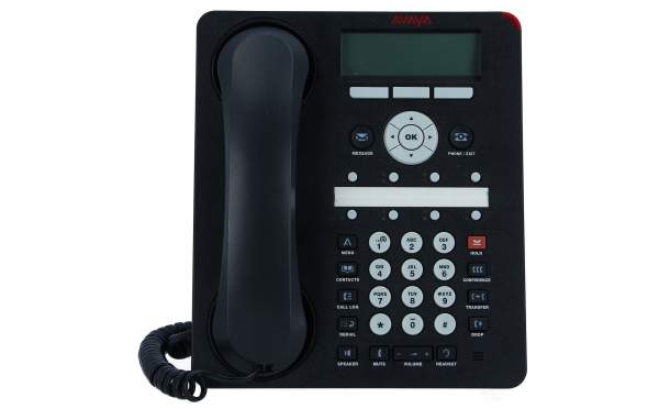 Avaya - 700458532 - 1608-I 8Zeilen Schwarz IP-Telefon