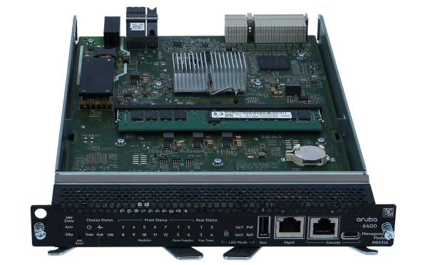 HPE - R0X31A - Aruba 6400 Management Module - Network management device - plug-in module