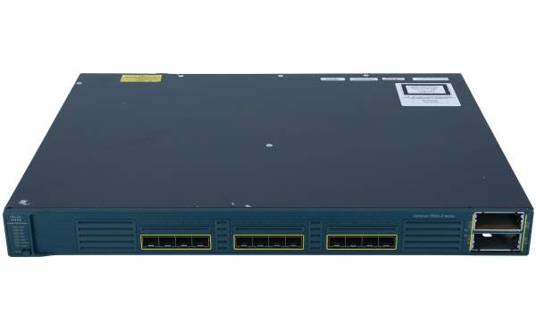 Cisco - WS-C3560E-12D-S - Catalyst 3560E 12 Ten GE (X2) ports, IPB software
