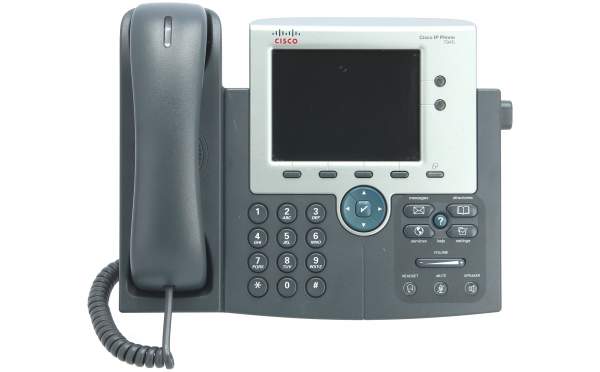 Cisco - CP-7945G - Cisco Unified IP Phone 7945, Gig Ethernet, Color