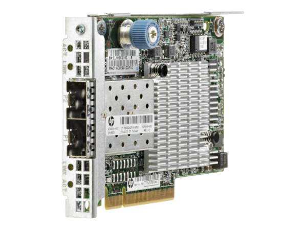 HPE - 629142-B21 - FlexFabric 10Gb 2P 554FLR-SFP+ - Interno - Cablato - PCI Express - Ethernet - 40000 Mbit/s - Verde - Grigio