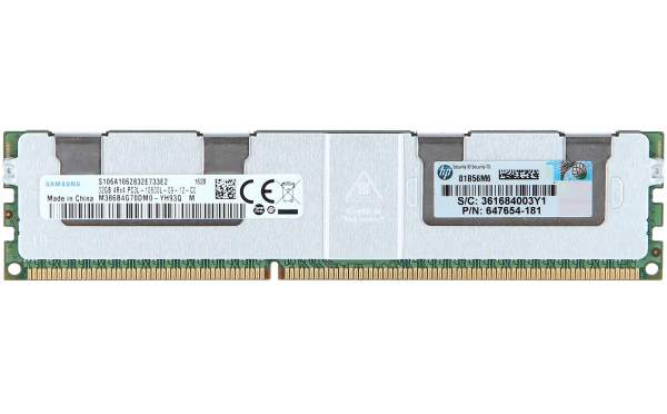 HPE - 647654-181 - 32GB 1x32GB Quad Rank PC3L-10600 Memory Kit - 32 GB - DDR3