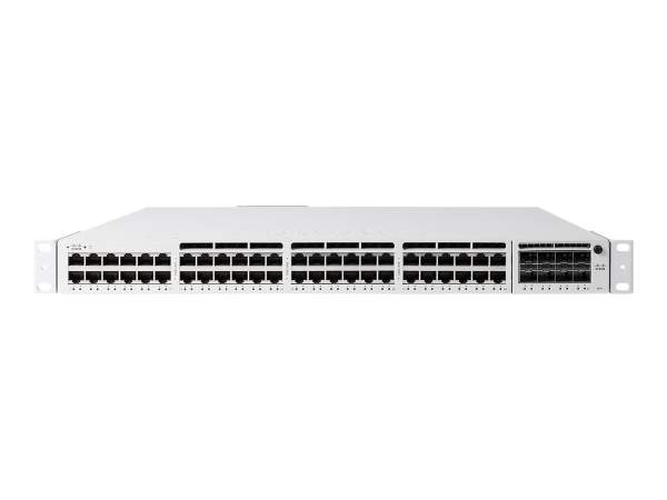 Cisco - MS390-48UX-HW - Meraki Cloud Managed MS390-48UX - Switch - L3 - Managed - 36 x 100/1000/2.5G + 12 x 100/1000/2.5/5/10G (UPOE) - rack-mountable - UPOE
