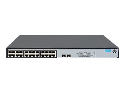 HPE - JH018A - 1420-24G-2SFP+ 10G Uplink Switch - Switch - 1.000 Mbps - 24-Port - Rack-Modul