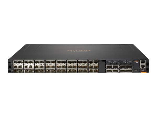 HPE - JL857A - Aruba 8325-48Y8C - Switch - L3 - Managed - 48 x 1/10/25 Gigabit SFP / SFP+ / SFP28 + 8 x 40/100 Gigabit QSFP+ / QSFP28 - front to back airflow - rack-mountable - DC power - TAA Compliant
