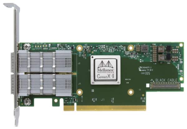 Lenovo - 4C57A14177 - ThinkSystem Mellanox ConnectX-6 HDR100/100GbE QSFP56 1-port PCIe VPI Adapter