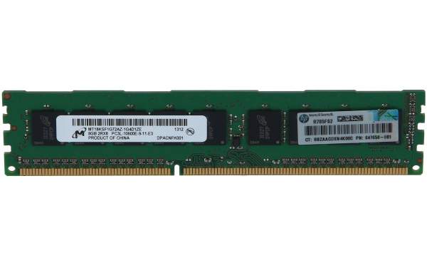 HPE - 647658-081 - 8GB 2RX8 PC3L10600E9 Kit - 8 GB - DDR3