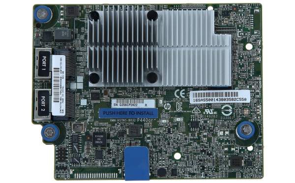 HPE - 726740-B21 - DL360 Gen9 Smart Array P440ar f/ 2 GPU - SAS-2 - PCI Express x8 - 1 ADM,0,1,5,6,10,50,60 - 2048 MB - DDR3L - 1866 MHz