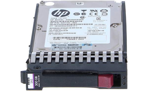 HP - C8S61A - HP MSA 300GB 6G SAS 15K 2.5in DP ENT HDD