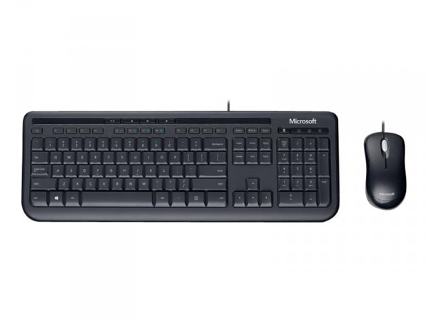 Microsoft - APB-00006 - Microsoft Wired Desktop 600 - Tastatur-und-Maus-Set